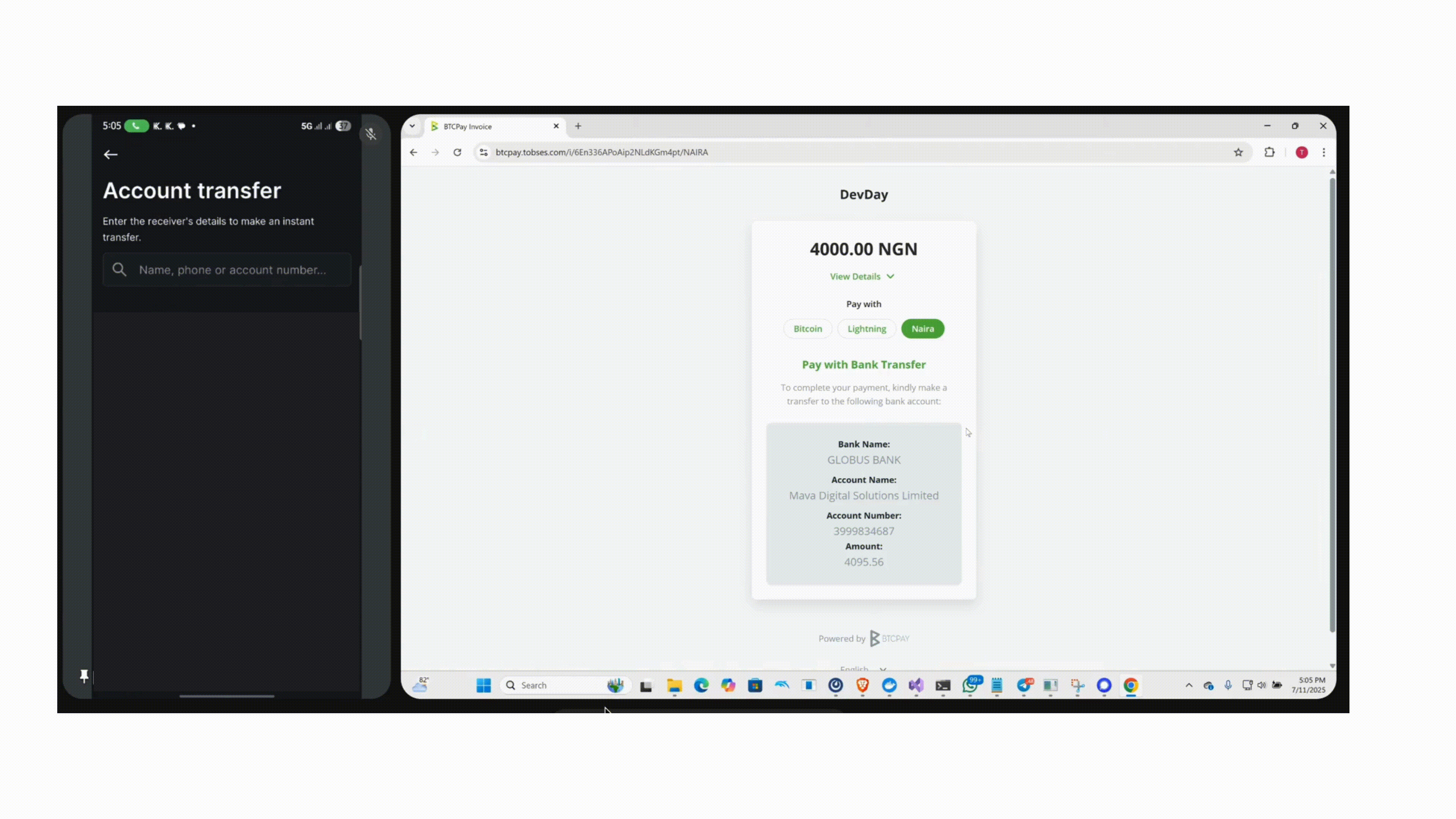 Naira Plugin