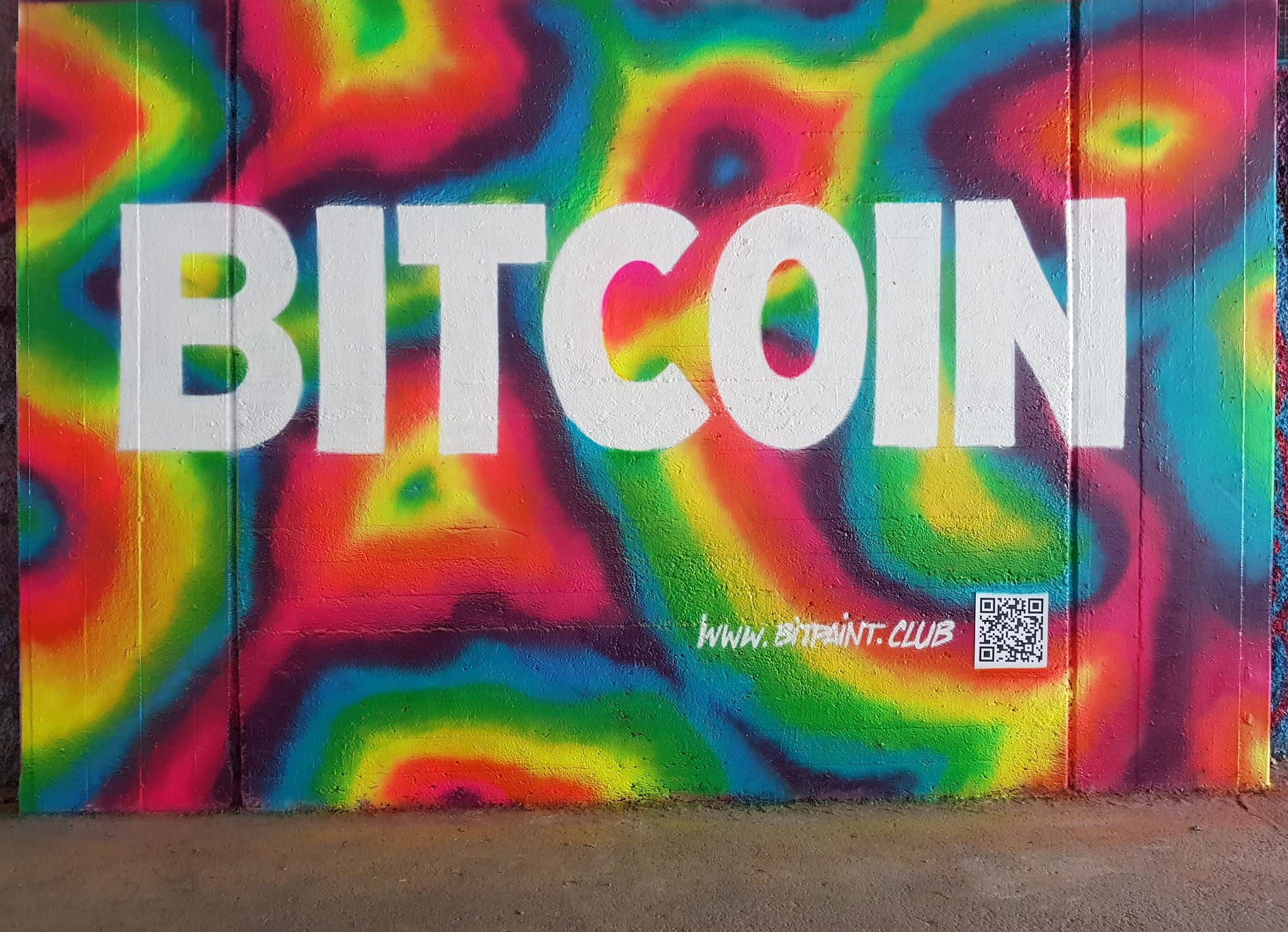 Bitcoin graffiti - By Bitpaint