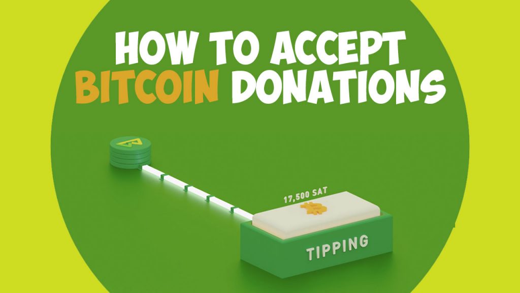 how to accept bitcoin donations